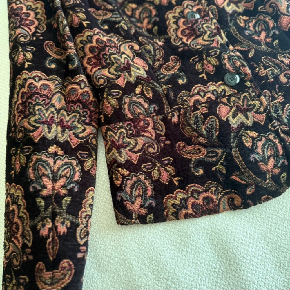 Portrait Multicolor Patterned Jacket - Picture 2 of 5